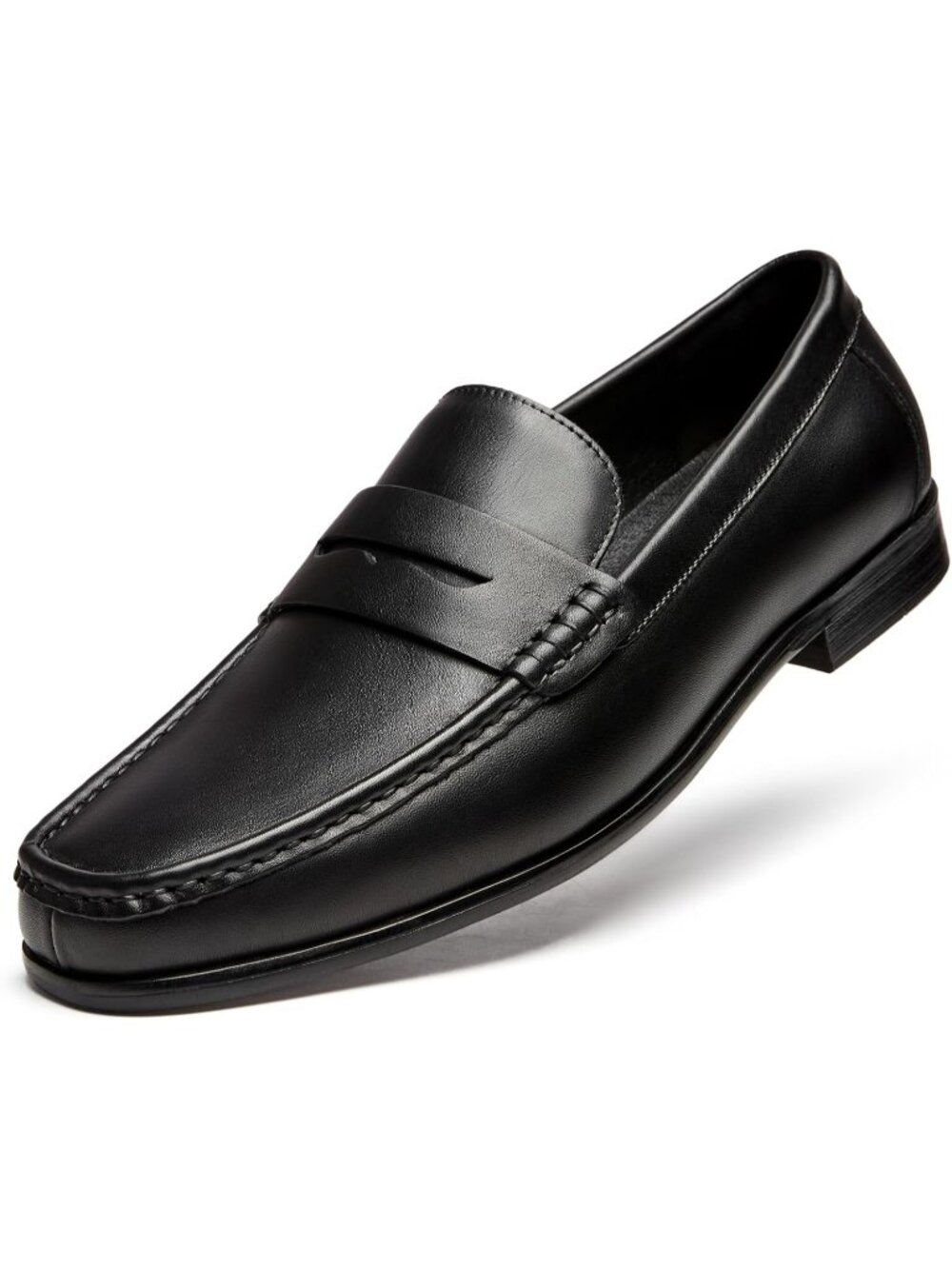 Men's Black Suede Round Toe Slip On Loafers Casual Dress Shoes